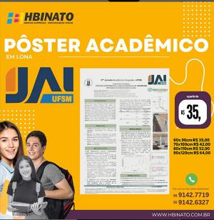 Banner Acadêmico JAI UFSM Lona 440g/m²     